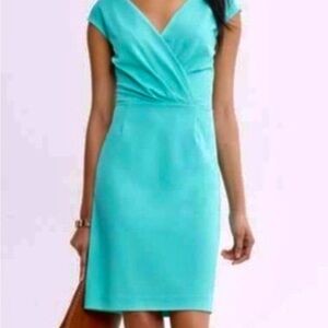 Banana Republic Turquoise Midi Dress